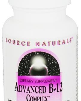 SOURCE NATURALS - Advanced B-12 Complex - 60 Tablets Hot on Sale