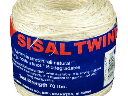 T.W. EVANS - Twine Sisal - 300 Feet Hot on Sale