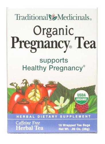 TRADITIONAL MEDICINALS - Organic Pregnancy Tea - 6 x 16 Tea Bags Supply