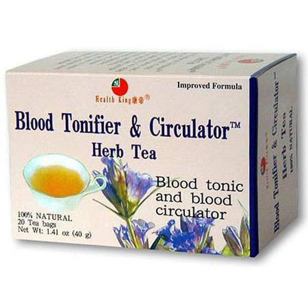 HEALTH KING - Blood Tonifier Circulator Herb Tea - 20 Bags For Cheap