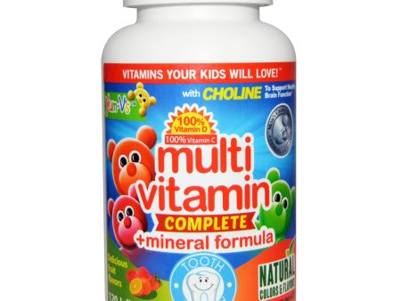 YUM V S - Multi Vitamin Complete + Mineral Formula, Fruit Flavors - 120 Jelly Bears Fashion