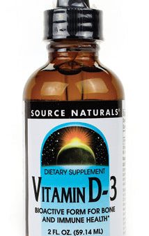 SOURCE NATURALS - Vitamin D-3 2000 IU Liquid - 2 fl. oz. Online Hot Sale