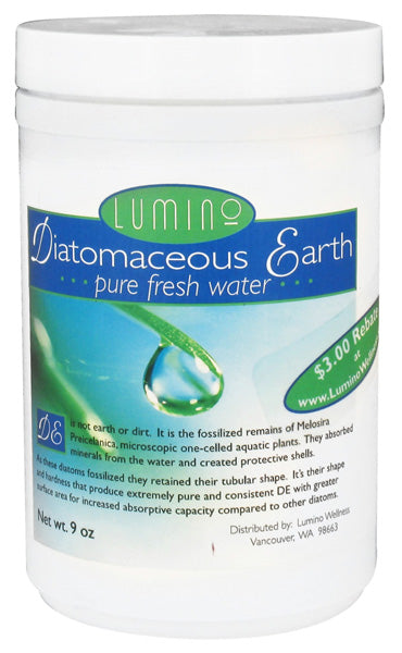 LUMINO - Diatomaceous Earth Pure Fresh Water - 9 oz. Hot on Sale