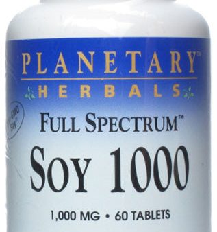 PLANETARY HERBALS - Soy 1000 Full Spectrum - 60 Tablets Hot on Sale