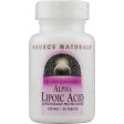 SOURCE NATURALS - Alpha-Lipoic Acid (100 mg) - 30 Tablets Cheap