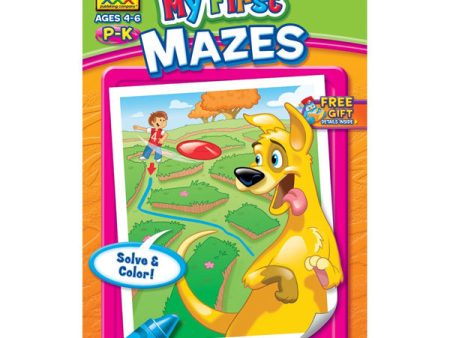 SCHOOL ZONE - My First Mazes Little Busy Book - 48 Pages Hot on Sale