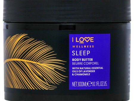 Wellness Body Butter - Sleep by I Love Cosmetics for Women - 10.1 oz Body Butter For Sale