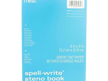 SPIRAL STENO GREEN 80CT 6x9 Online Sale