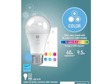 GE LED+ COLOR SW 60W A19 Supply