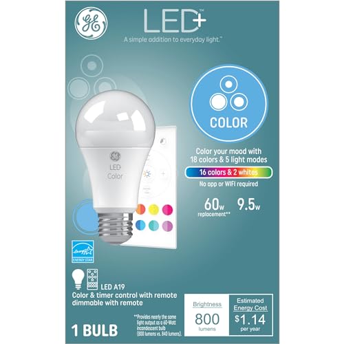 GE LED+ COLOR SW 60W A19 Supply