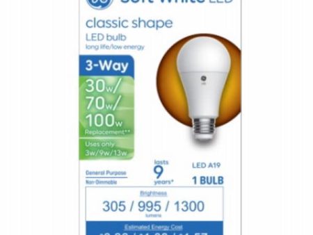 GE LED SW 30 70 100W 3WAY A19 Online Sale