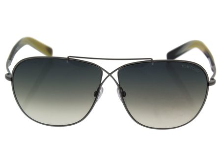 Tom Ford Ft0393 s April 15b - Light Ruthenium grey Gradient By Tom Ford For Men - 61-10-145 Mm Sunglasses  61-10-145 mm Online Sale