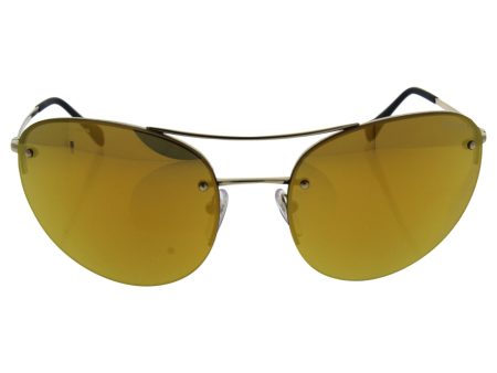 Prada Sport PS 51RS ZVN5N0 Pale Gold Sunglasses For Sale