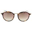 Men s Round classic Round Sunglasses, SPOTTED BROWN HAVANA, 52 mm Online