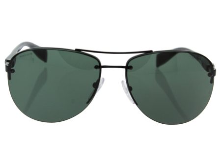 Prada Linea Rossa Men s PS 56MS Sunglasses Black Gray Green 62mm Online Sale