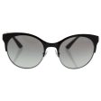 Vogue VO4006S Sunglasses 352 11-53 - Black Silver Frame, Gray Gradient Online Hot Sale