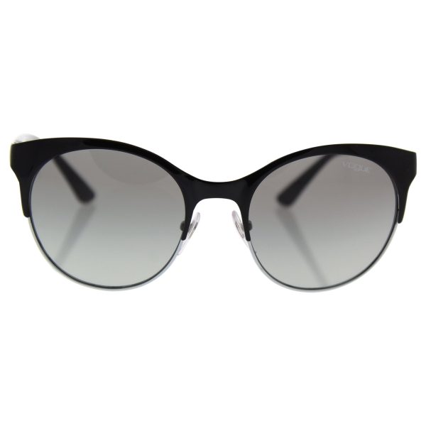 Vogue VO4006S Sunglasses 352 11-53 - Black Silver Frame, Gray Gradient Online Hot Sale