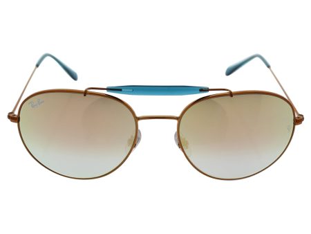 Ray-Ban RB3540 Sunglasses Shiny Bronze Copper Flash Gradient 56mm For Cheap