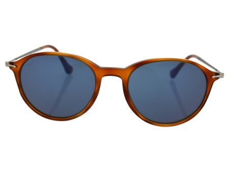 Persol PO3125S 96 56 Orange Tortoise PO3125S Square Sunglasses Lens Category 2 Supply