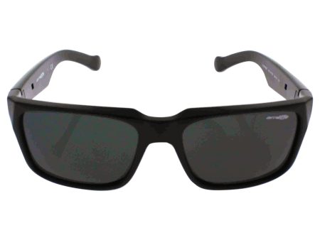 Arnette D-Street Unisex Sunglasses - 41 87 Gloss Black Fuzzy Denim Grey For Cheap