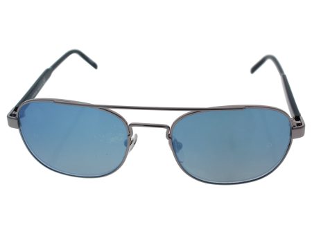 Mont Blanc Mb602s 01a - Shiny Black smoke By Mont Blanc For Men - 55-19-145 Mm Sunglasses  55-19-145 mm Online Sale