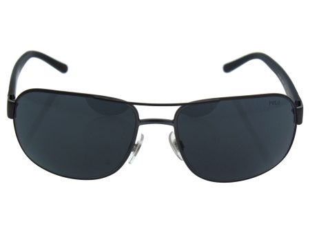 Polo Ralph Lauren Men s 0PH3093 Square Sunglasses, Mat Dark,Gunmetal,Grey,Black & Matte Grey, 62 mm Cheap