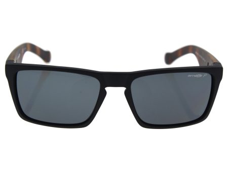 Arnette Men s AN4204 Specialist Rectangular Sunglasses, Matte Black Polarized Grey, 59 mm Cheap