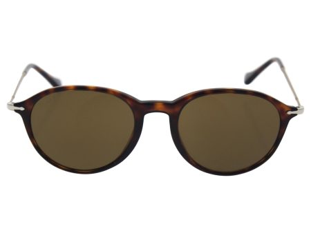 Persol Men s PO3125S Sunglasses Havana   Brown Polar 49mm Sale