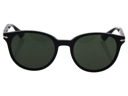 Persol Men s PO3151S Sunglasses Black Green 52mm on Sale