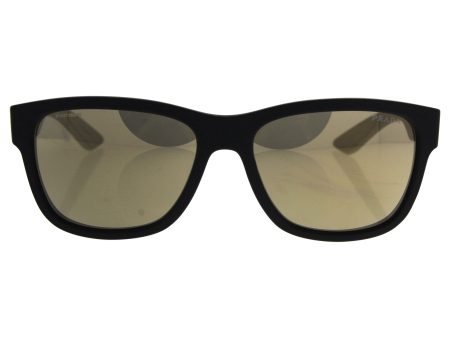 Prada PS03QS DG01C0 Mens Sunglasses, Rubber Black, 57mm Online now