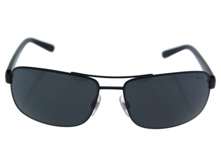 Polo Ralph Lauren Men s 0PH3095 Square Sunglasses, Matte Black, 63 mm Online Hot Sale