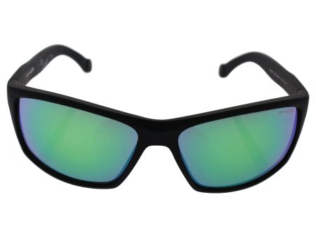 Arnette Men s AN4207 Boiler Rectangular Sunglasses, Fuzzy Black  Green Mirror, 61 mm on Sale