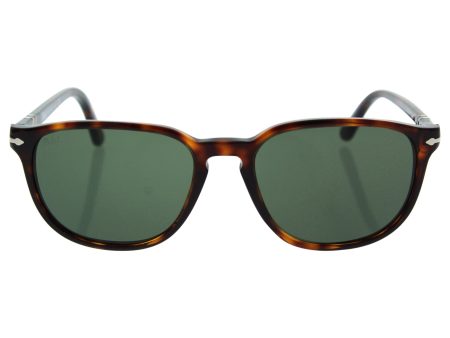 Persol PO3019S 24 31 Brown Havana PO3019S Oval Sunglasses Lens Category 3 Size Online now