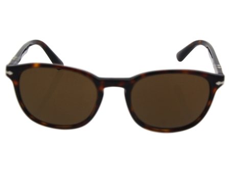 Persol Men s PO3148S Sunglasses Havana Polar Brown 53mm on Sale