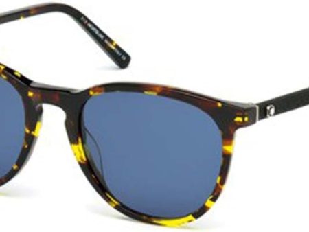 Sunglasses Montblanc MB 588 S 55V coloured havana   blue For Discount