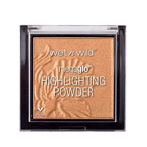 Wet n Wild MegaGlo Highlighting Powder, Highlighter Makeup, Shimmer Glow, Gold Awesome Blossom Sale