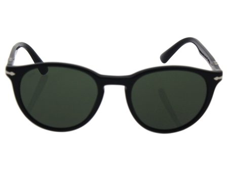 Persol Men s PO3152S Sunglasses Black   Green 52mm For Sale