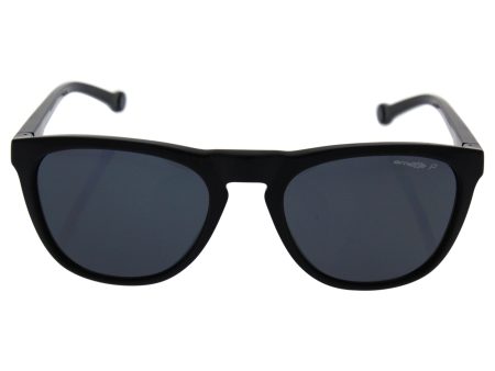 Arnette Moniker Unisex Polarized Sunglasses - 41 81 Gloss Black Grey Online Hot Sale